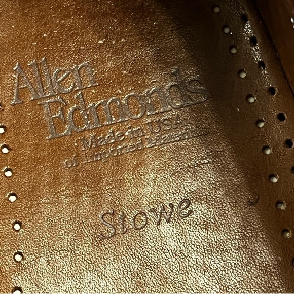 Allen Edmonds Stowe Tassel Loafers Leather Slip On Preppy Classic Mens 10B 42397 main image 5